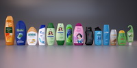 shampoos bottles image