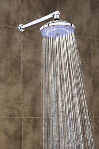 hot shower