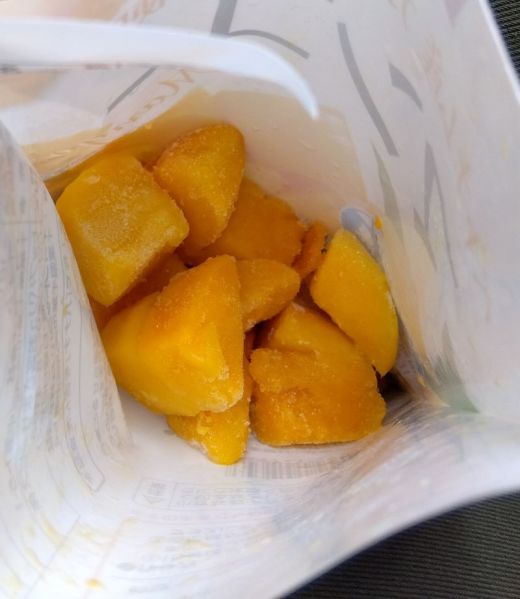 冷凍マンゴー質感